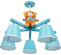 Люстра BayerLux 670609/5 E27 40Вт голубой 72х72х18 см 4605551