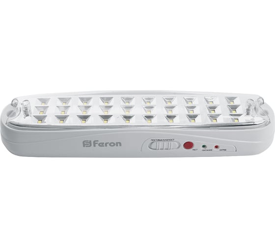 Аварийный светильник FERON 30 LED AC/DC, белый, EM111 41533