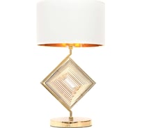 Настольная лампа Lumina Deco Fabi LDT 5529 F.GD+WT