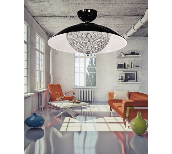 Потолочный светодиодный светильник Lumina Deco Mezzaluna LDC 1578-5 BK