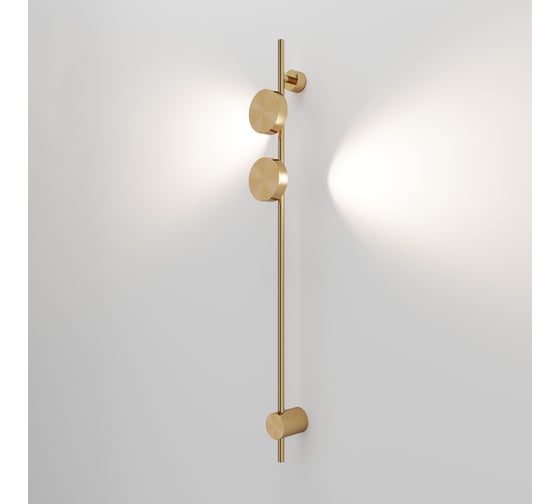 Cветильник настенный светодиодный Elektrostandard Illume 4000K 40154/LED латунь a070999