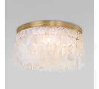 Умная потолочная люстра Eurosvet Sandra с перламутром 60084/5 латунь/перламутр a071170