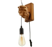 Бра BayerLux "Левая рука" E27 60Вт золото 18х18х10 см 6988734