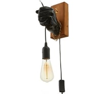 Бра BayerLux "Левая рука" E27 60Вт черный 18х18х10 см 6988727