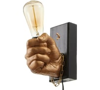 Бра BayerLux "Правая рука кулак" E27 60Вт золото 18х18х10 см 6988731