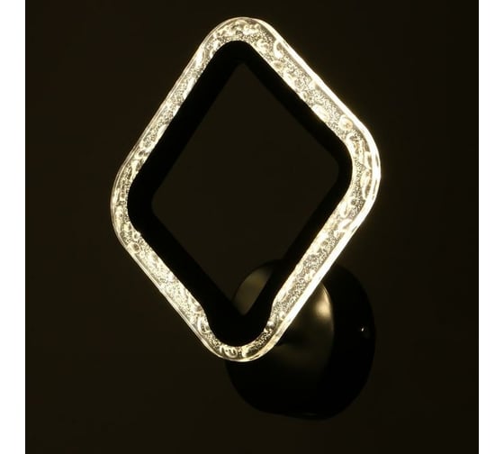 Бра BayerLux 10018/1BK LED 18Вт 4000К черный 22х25 см 5177719