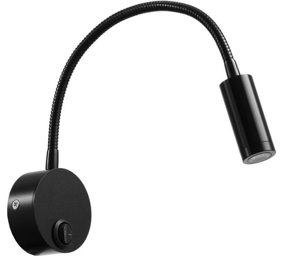 Бра BayerLux 1953/1BK LED 3Вт черный 6,5х6,5х41 см 6712028 1