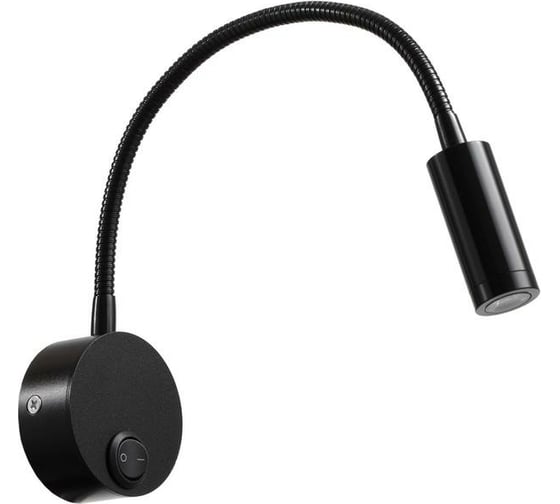 Бра BayerLux 1953/1BK LED 3Вт черный 6,5х6,5х41 см 6712028