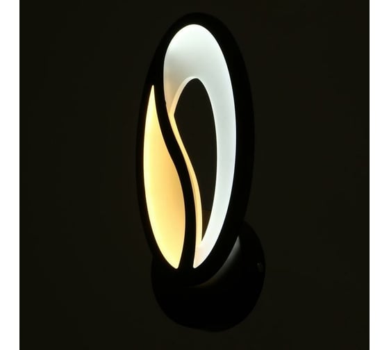 Бра BayerLux 591141w BK LED 10Вт 4000К черный 11х5х27 см 5109283