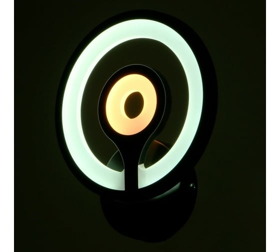 Бра BayerLux 591211BK LED 15Вт 3000/6000К черный 19х7,5х23 см 5109297