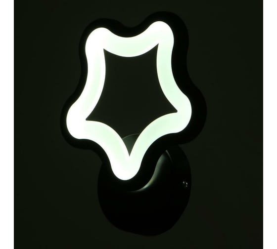 Бра BayerLux 591231BK LED 12Вт 4000К черный 17х5х20,5 см 5109299