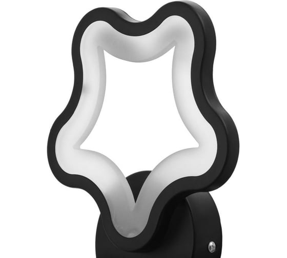 Бра BayerLux 591231BK LED 12Вт 4000К черный 17х5х20,5 см 5109299