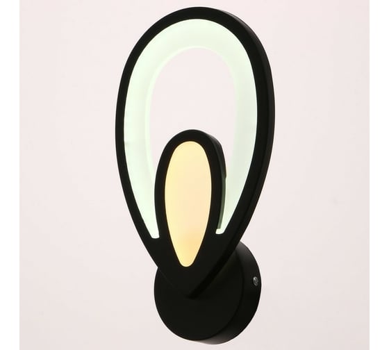 Бра BayerLux 59125/1BK LED 18Вт 3000/6000К черный 19х7,5х29 см 5109301
