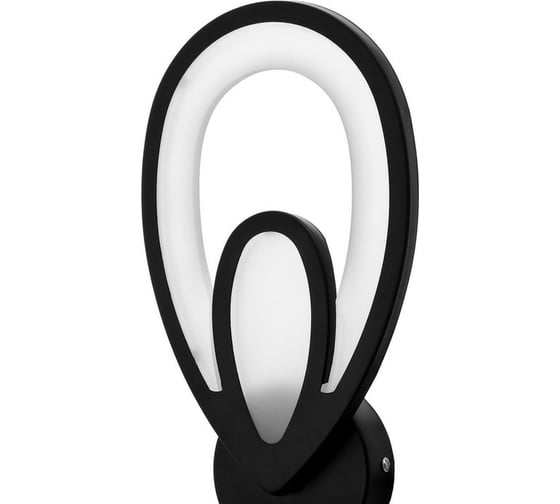 Бра BayerLux 59125/1BK LED 18Вт 3000/6000К черный 19х7,5х29 см 5109301
