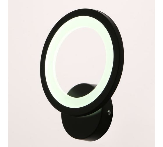 Бра BayerLux 591271BK LED 12Вт 4000К черный 19х5х23 см 5109303