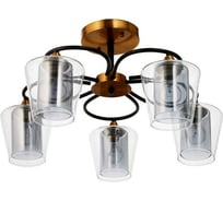 Люстра BayerLux 673118/5 E27 40Вт бронза-черный 58х58х27 см 4624031