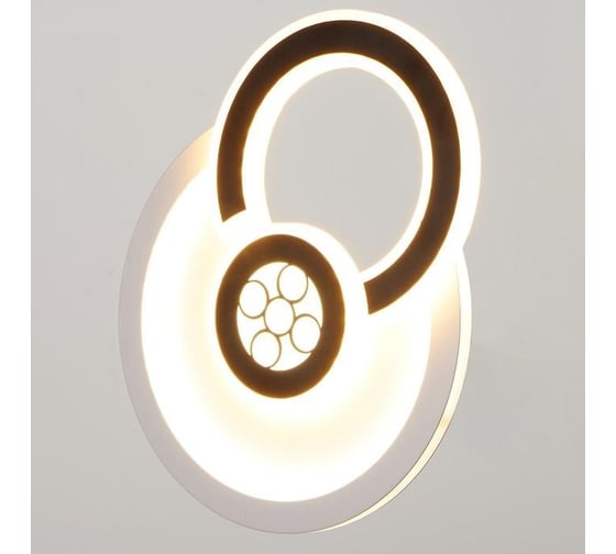 Бра BayerLux 671228B1 LED 29Вт 3000-4000К белый-черный 22х5,5х24 см 4622262