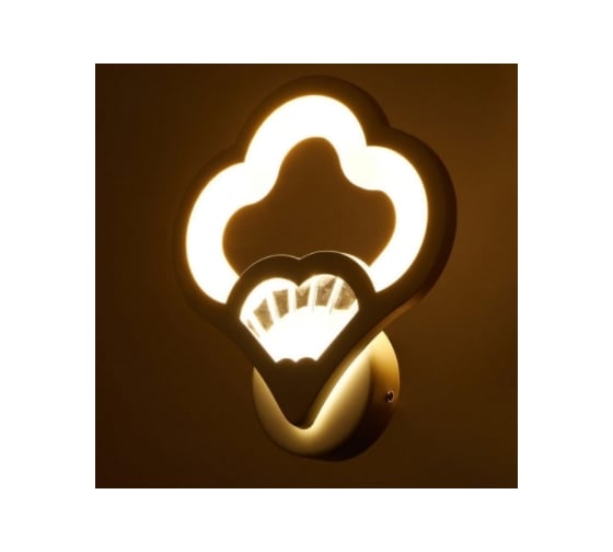 Бра BayerLux 671229B1 LED 12Вт 4000К белый 22х4,5х25 см 4622263