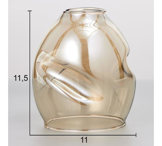 Бра BayerLux 6731301 E27 40Вт бронза 18х12х25 см 4624042