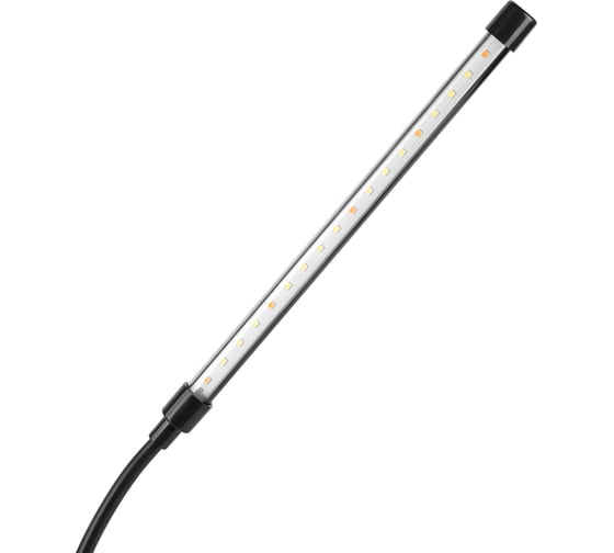 Настольный светильник для растений ЭРА FITO40WАLEDRaUSB полного спектра 40 Вт черный Б0068290