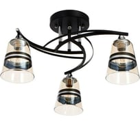 Люстра BayerLux 673143/3 E27 40Вт черный-хром 53х53х29 см 4624053