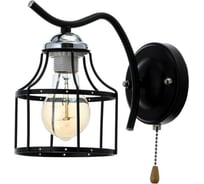 Бра BayerLux 912461 E27 40Вт черный-хром 17х12х21 см 6881972