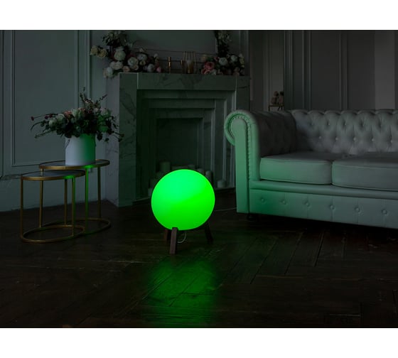 Светильник на деревянной подставке m3light Small 35см E27 IP40 RGBW set 12722543