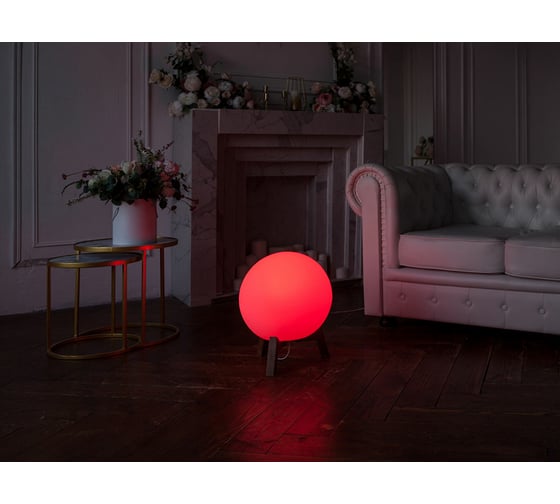 Светильник на деревянной подставке m3light Small 35см E27 IP40 RGBW set 12722543