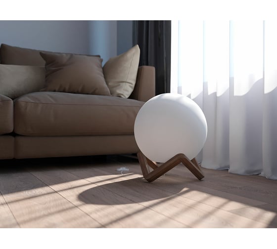 Светильник на деревянной подставке m3light Zig Zag 50см E27 IP40 4000K 10722001