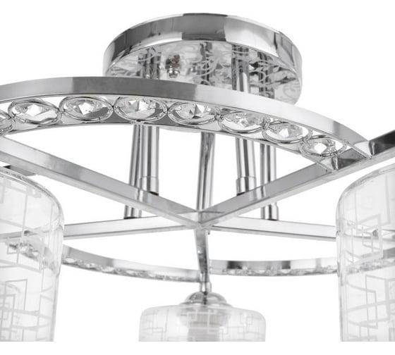 Люстра BayerLux 8141/5 5х60Вт Е27 хром GBV-0072 6924609