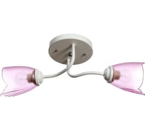 Люстра BayerLux 1341002/2PK E27 15Вт белый-розовый 4533437