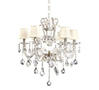 Хрустальная подвесная люстра Lumina Deco Bianca LDP 66251-6