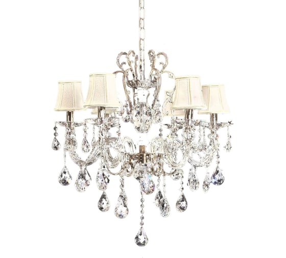 Хрустальная подвесная люстра Lumina Deco Bianca LDP 66251-6
