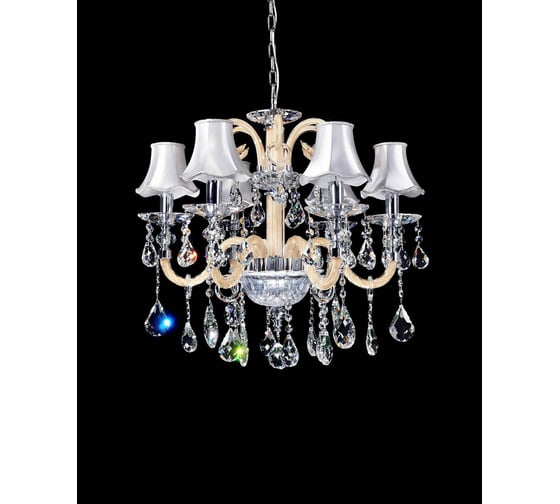 Хрустальная подвесная люстра Lumina Deco Denica LDP 66249-6 WT