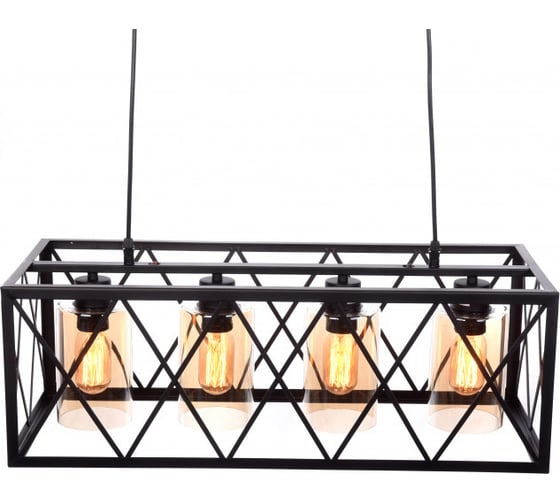 Подвесная люстра Lumina Deco Nortis LDP 11535-4 BK