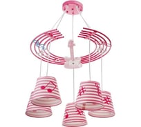 Люстра BayerLux 86204/5 E27 40Вт розовый 59х54х27-107 см 4996044