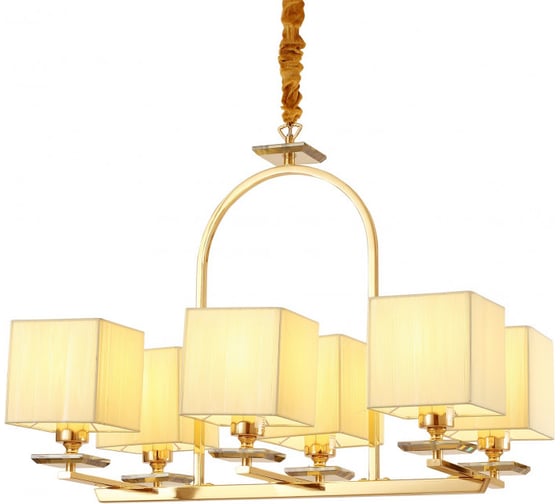 Подвесная люстра Lumina Deco Liniano LDP 17100-6 GD 1
