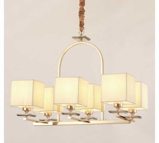 Подвесная люстра Lumina Deco Liniano LDP 17100-6 GD