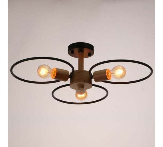 Люстра BayerLux 87208/3 E27 40Вт черный 70х70х28 см 5049751