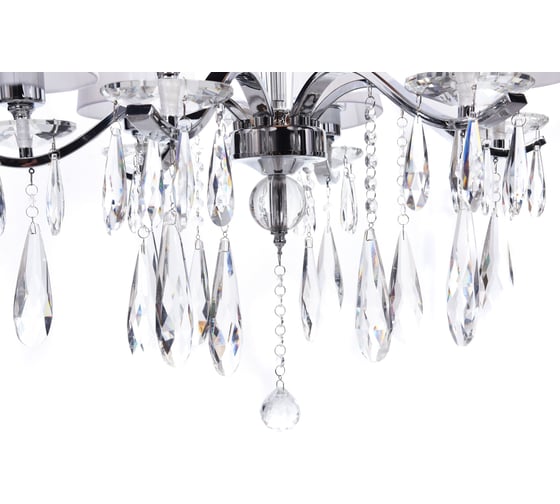 Хрустальная подвесная люстра Lumina Deco Alessia LDP 1726-6 CHR
