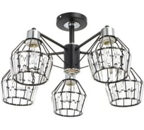 Люстра BayerLux 91248/5 E27 40Вт черный-хром 54х54х25 см 4901072