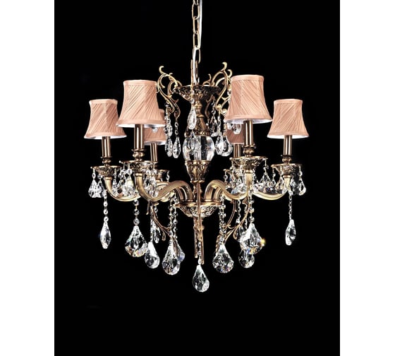 Хрустальная подвесная люстра Lumina Deco Lussinare LDP 9236-6