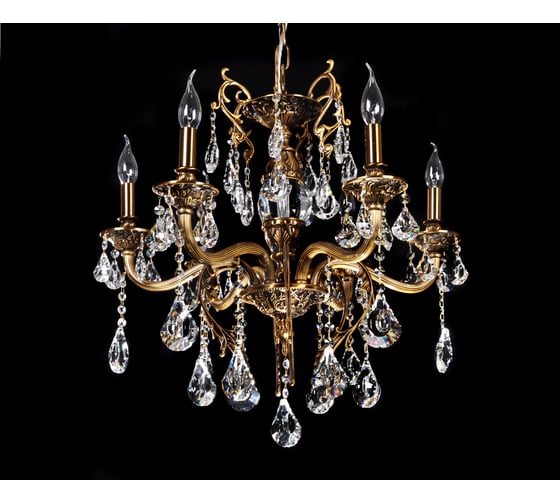 Хрустальная подвесная люстра Lumina Deco Lussinare LDP 9236-6