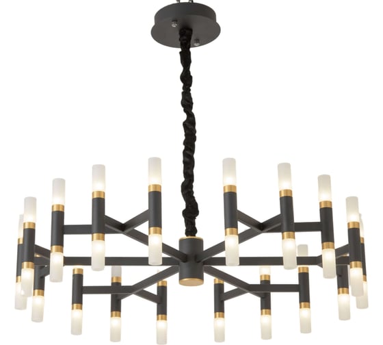 Подвесная люстра Lumina Deco Richmond LDP 6035-36 BK+GD 1