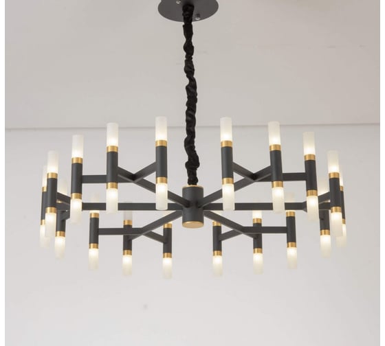 Подвесная люстра Lumina Deco Richmond LDP 6035-36 BK+GD
