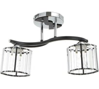 Люстра BayerLux 91259/2 E27 40Вт черный-хром 46х28х25 см 4901081