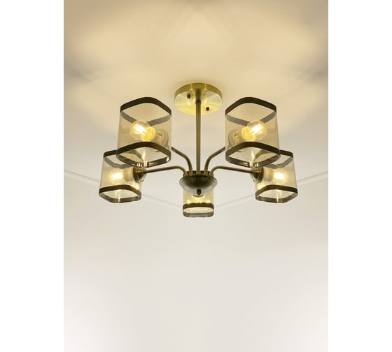 Люстра RITTER Modern 00592/5 5хE27, 550x550x310мм, латунь 52552 3