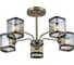 Люстра RITTER Modern 00592/5 5хE27, 550x550x310мм, латунь 52552 3 6