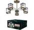 Люстра RITTER Modern 00592/5 5хE27, 550x550x310мм, латунь 52552 3 10