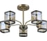Люстра RITTER Modern 00592/5 5хE27, 550x550x310мм, латунь 52552 3 7